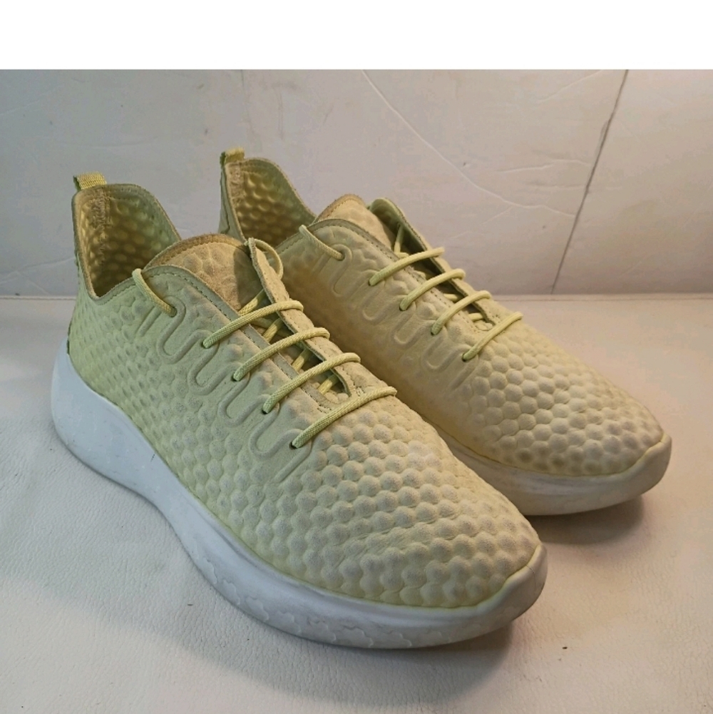 ECCO Therap Women's 9-9.5 Yellow Lace Up Sneaker Shoes